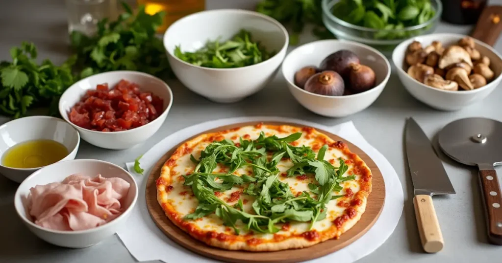 The Pizza Edition: A diverse selection of pizzas with colorful toppings and perfectly baked crusts, ready to serve