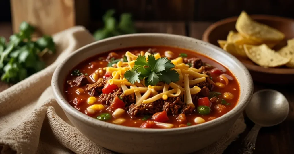 Taco Soup Fritos Recipe ​: A Quick and Flavorful Family Favorite"